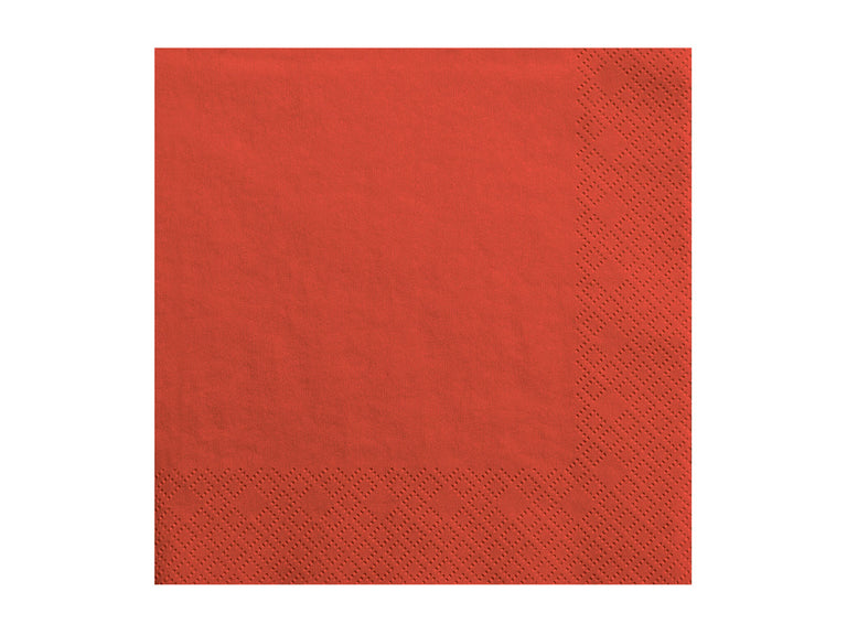 Red Paper Napkins