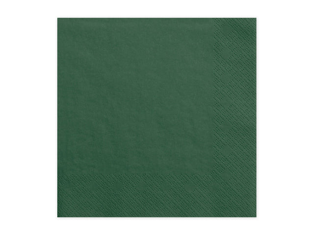 Dark Green Paper Napkins