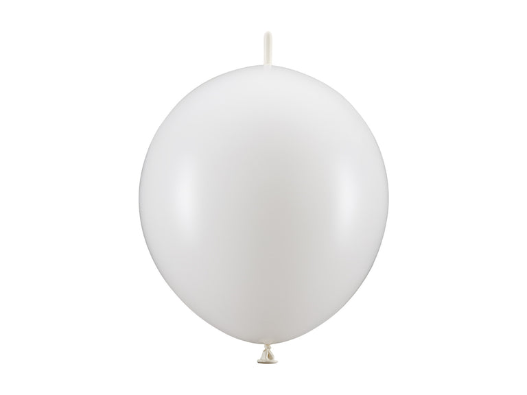 White Linking Latex Balloons