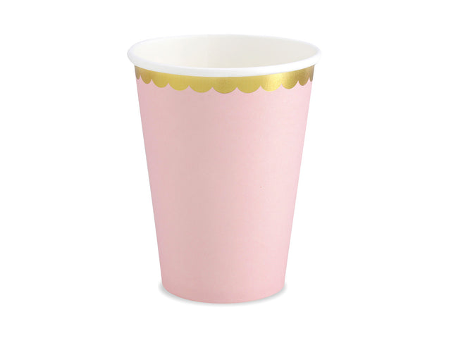 Pastel Pink Paper Cups