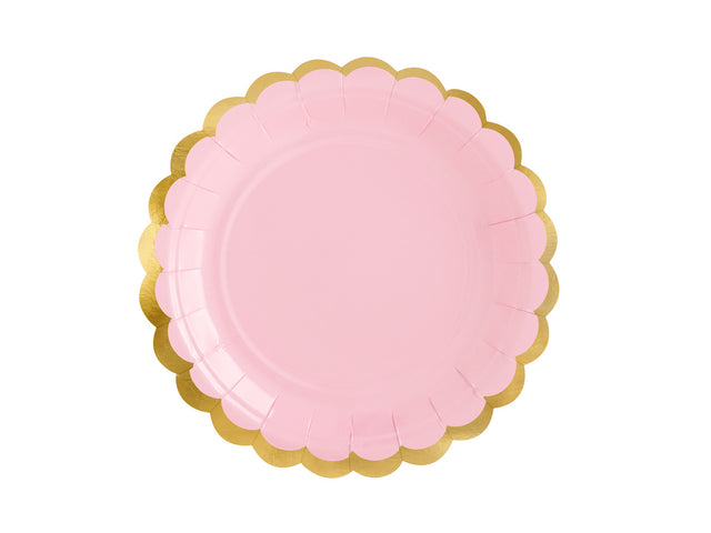 Pastel Pink Paper Plates