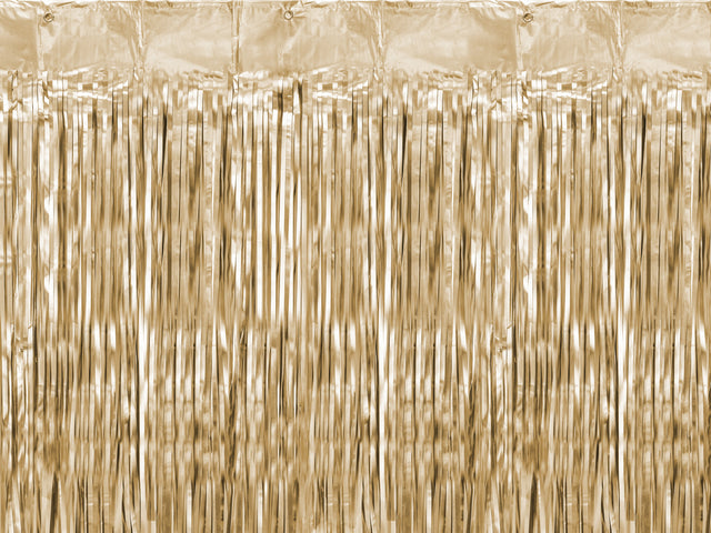 Gold Foil Party Curtain