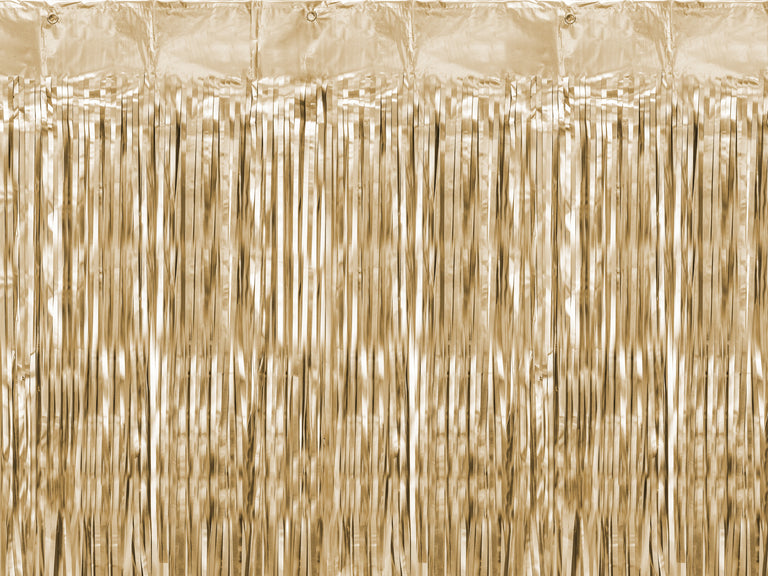 Gold Foil Party Curtain