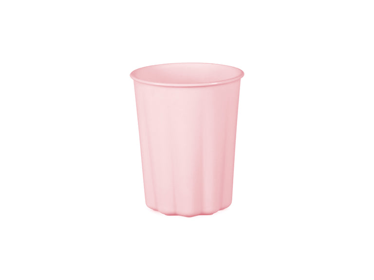 Pink Scalloped Plastic Cups