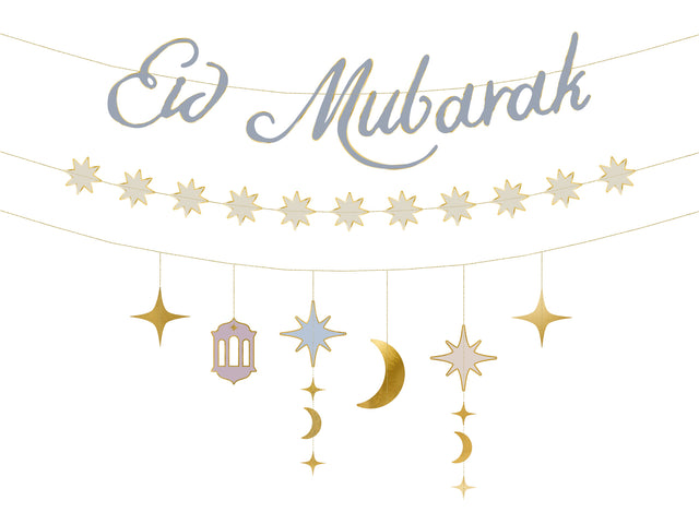 Pastel Eid Mubarak Banner