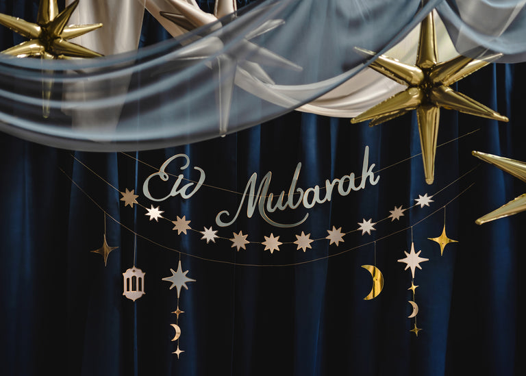 Pastel Eid Mubarak Banner