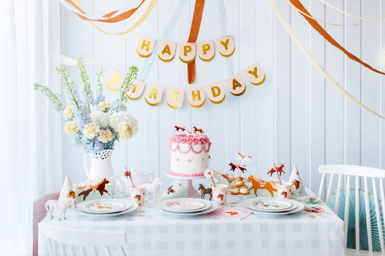 Pastel Ponies Paper Plates