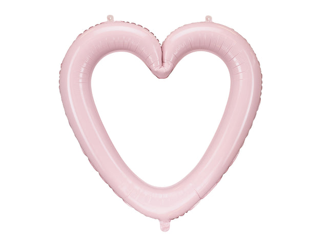 Light Pink Heart Foil Balloon