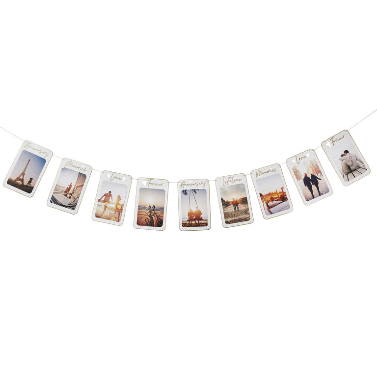 Customisable Anniversary Photo Banner