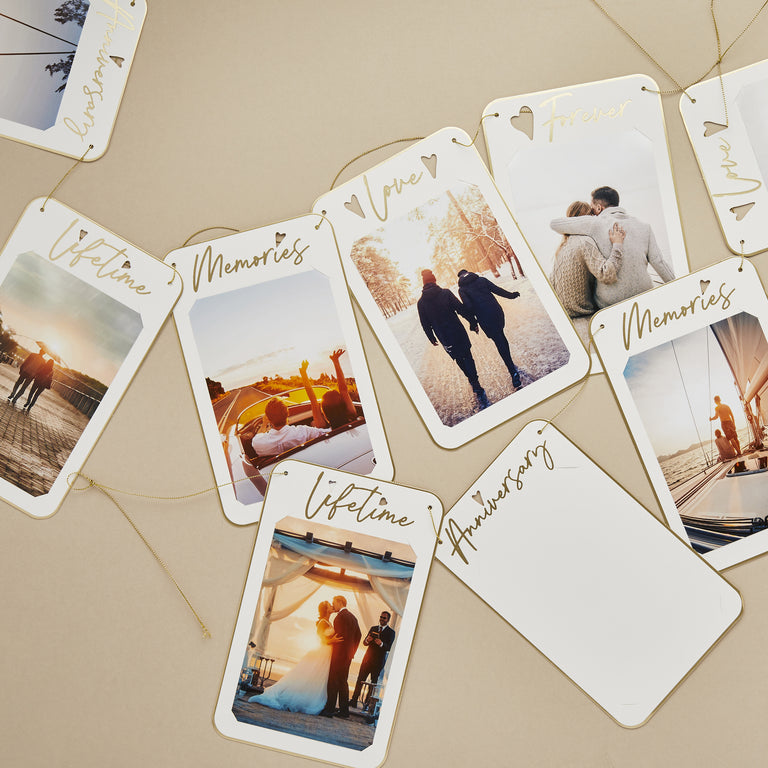 Customisable Anniversary Photo Banner