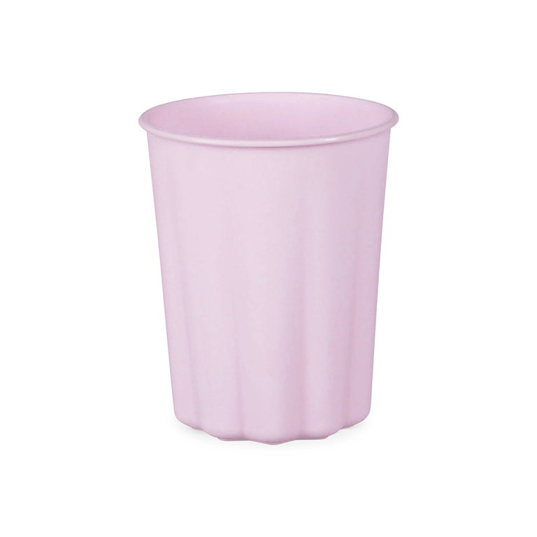 Violet Scalloped Plastic Cups