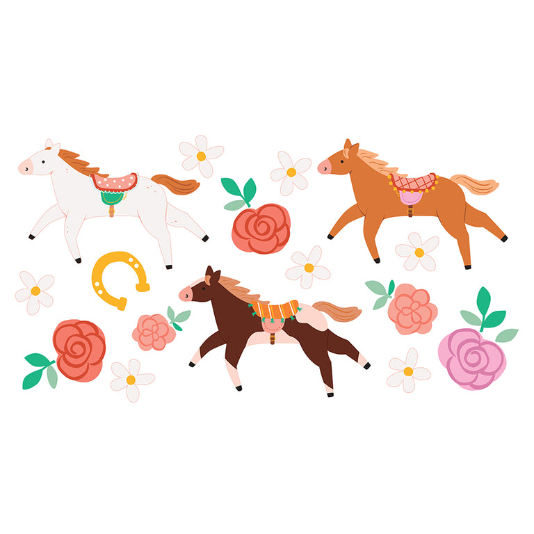 Pastel Ponies Temp Tattoos