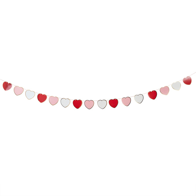 Multicoloured Heart Garland