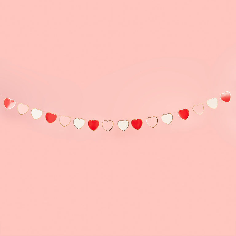 Multicoloured Heart Garland