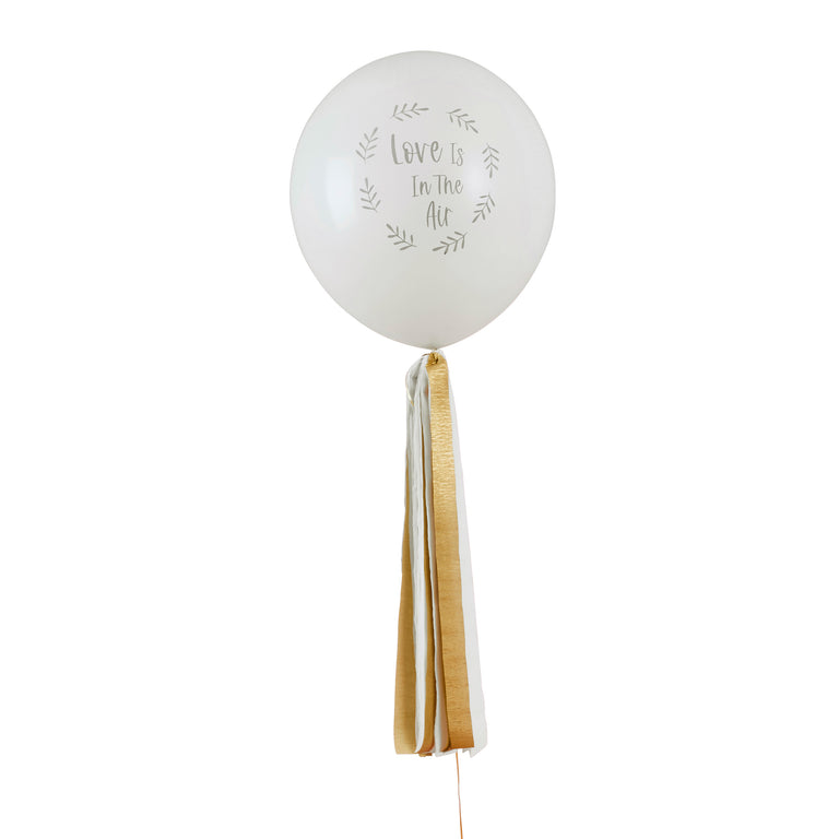 Jumbo 'Love Is In The Air' Latex Balloon