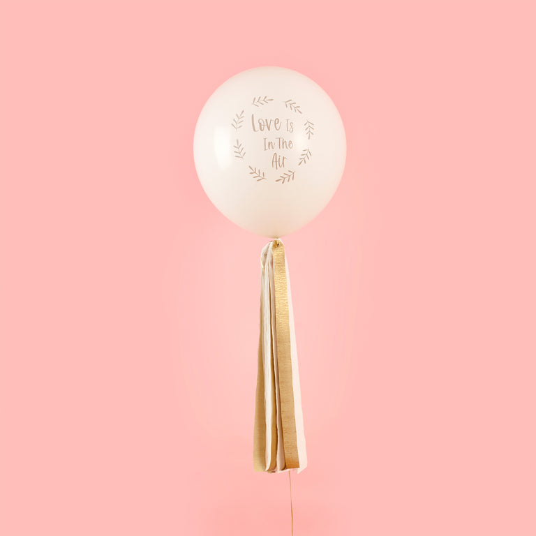 Jumbo 'Love Is In The Air' Latex Balloon