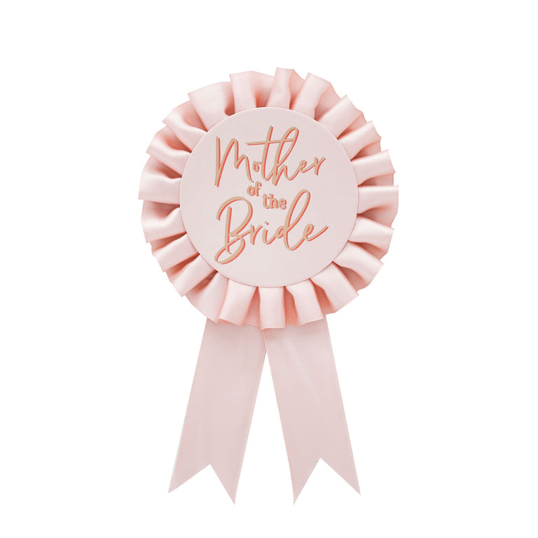 Blush Pink Mother of the Bride Badge - Set of 1