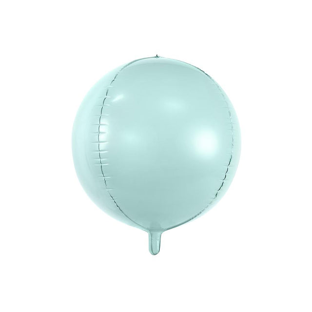 Mint Green Foil Orb Balloon - Set of 1
