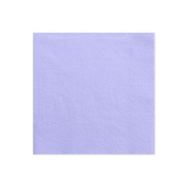Lilac Standard Paper Napkins - Set of 20