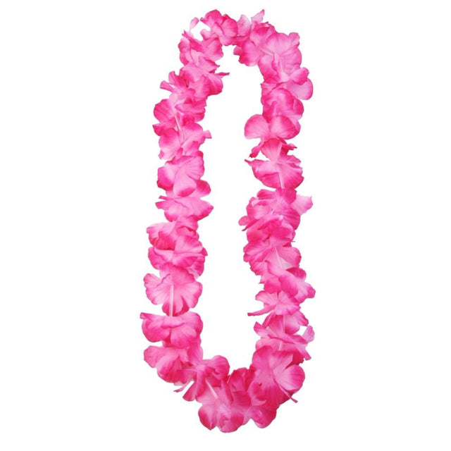 Pink Hawaiian Inspired Necklace / Lei - Set of 1