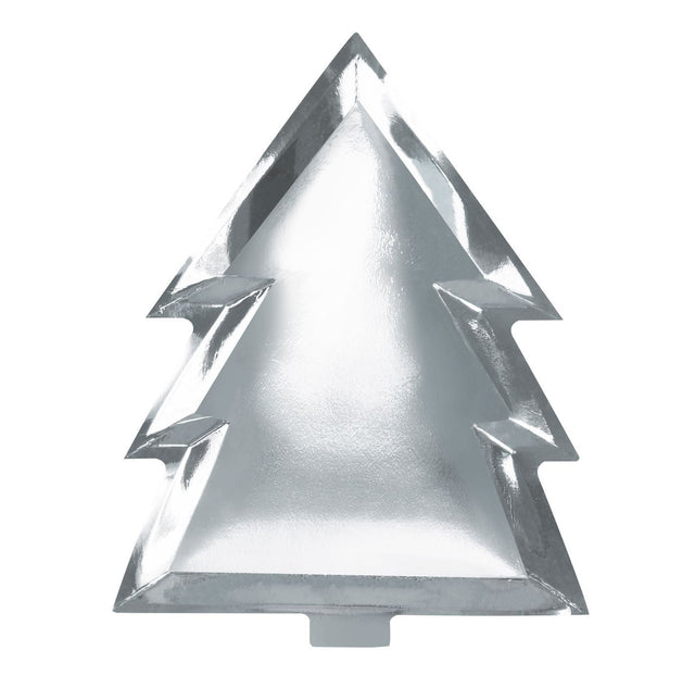 Silver Standard Christmas Tree Plate