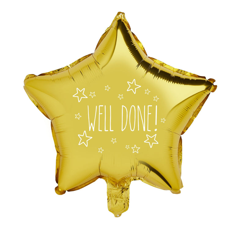 Well Done Gold Foil Balloon - Set of 1