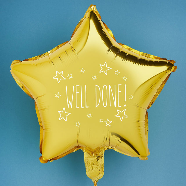 Well Done Gold Foil Balloon - Set of 1