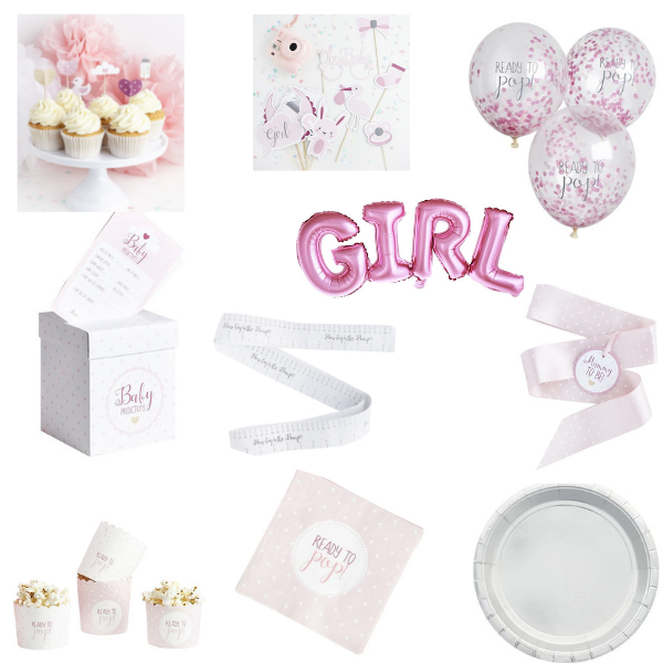 Baby Shower Pink - Party In A Box