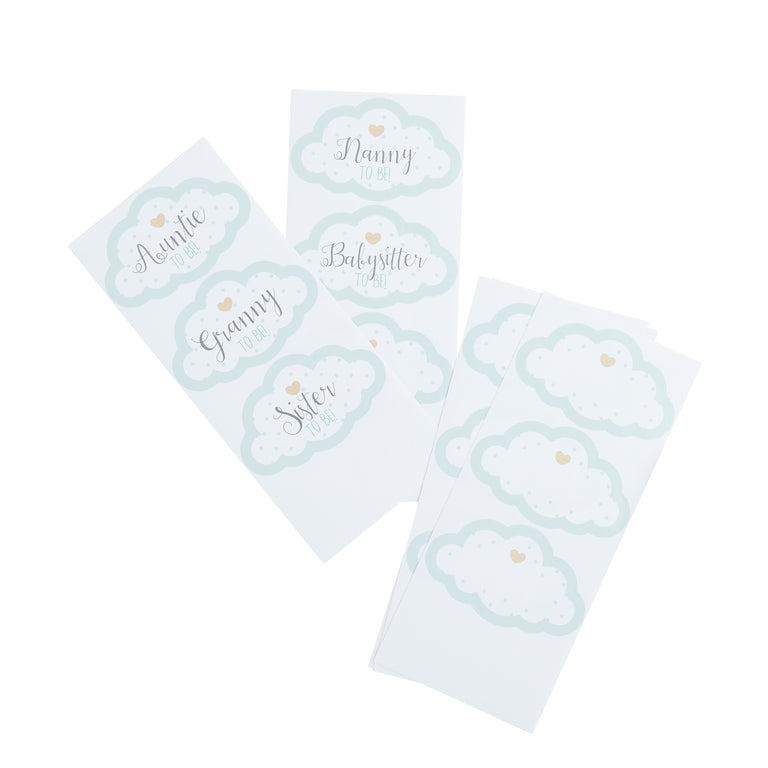 Unisex Cloud Guest Stickers