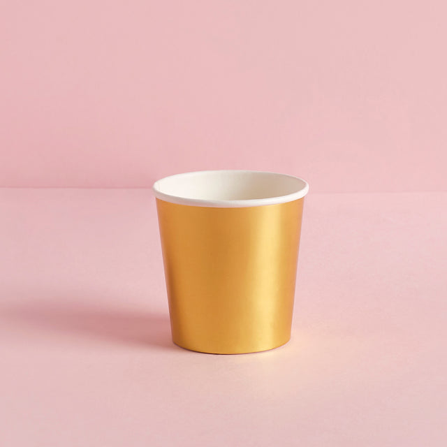 Gold Shot Cups - Set of 10