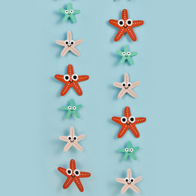 Hanging Starfish Card Decoration 4m