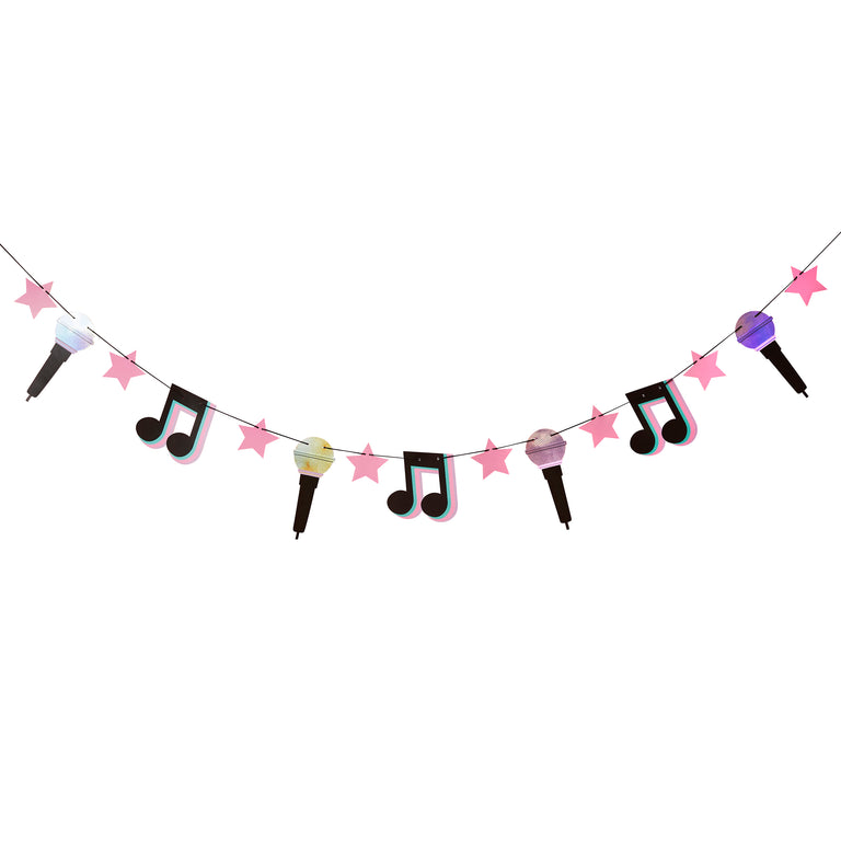 Let's Dance Party Card Garland 2m
