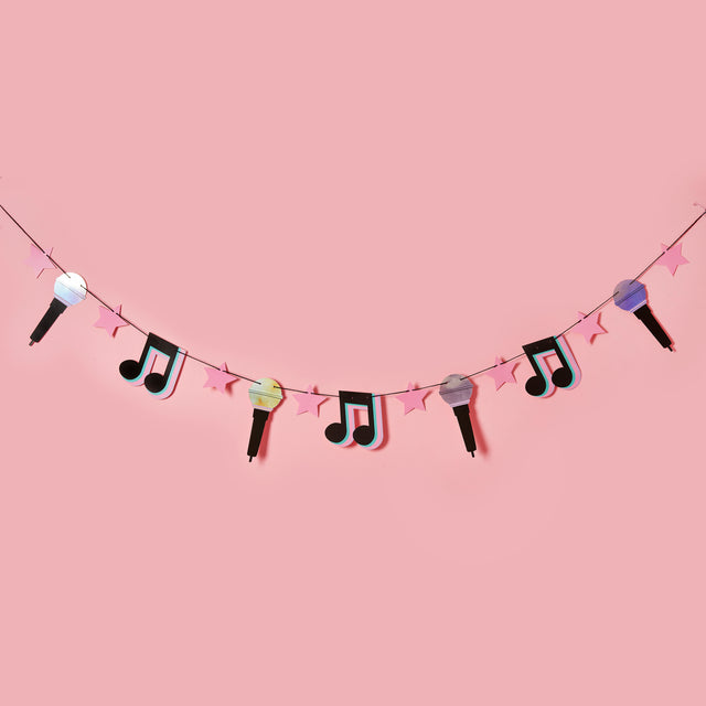 Let's Dance Party Card Garland 2m