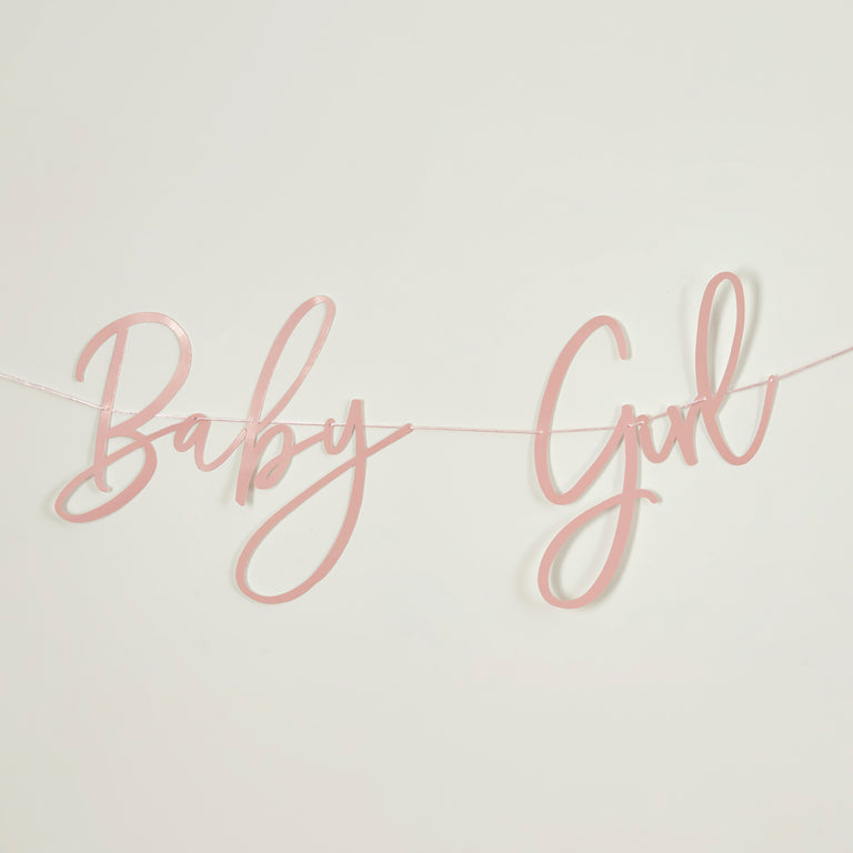 Pink Baby Girl Banner