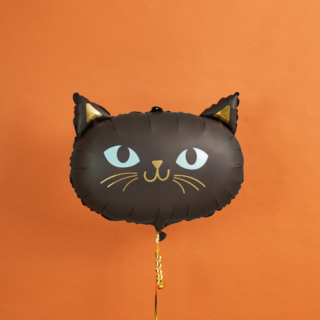 Black Cat Foil Balloon - Set of 1
