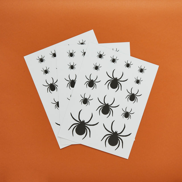 Spider Window Clings - Set of 3