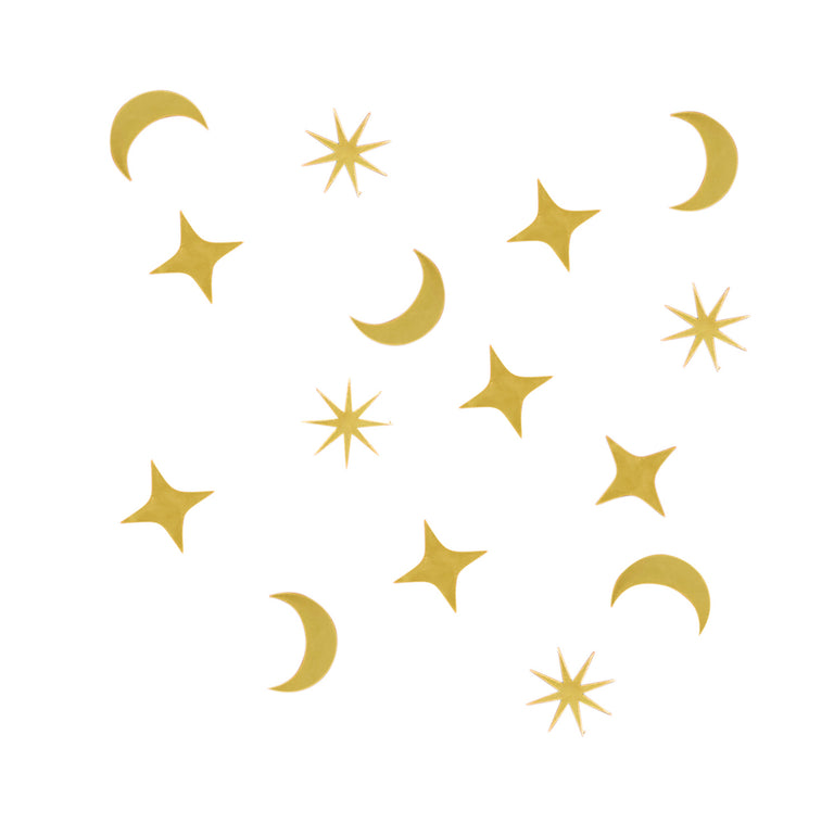 Gold Foil Moon and Stars Table Scatter - 10g