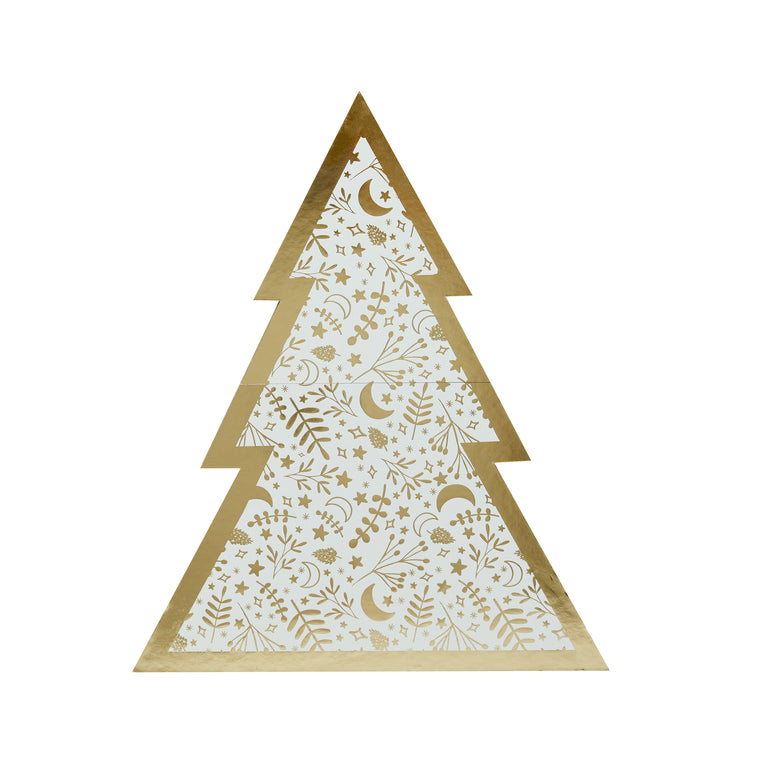 Gold Christmas Tree Grazing Board