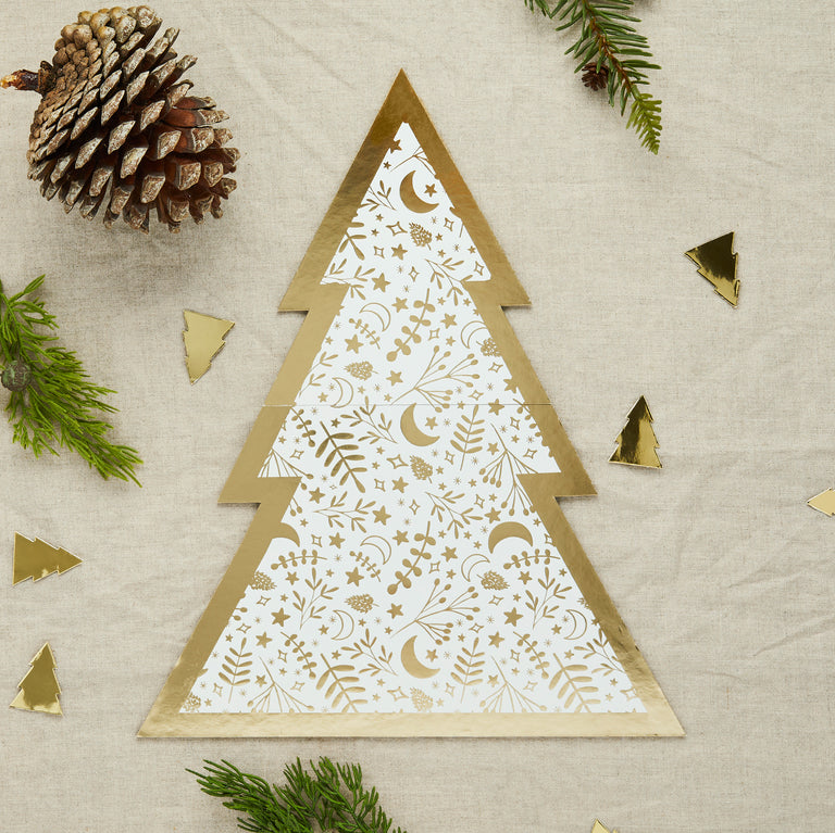 Gold Christmas Tree Grazing Board